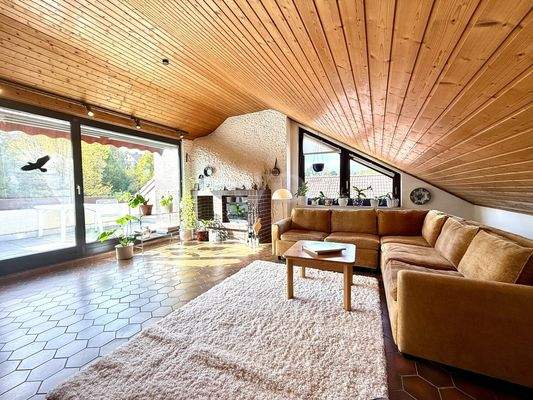 Dachstudio mit Loggia