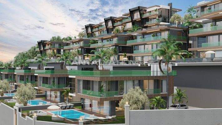 Sea-View Villas with a Private Pool in Alanya Antalya