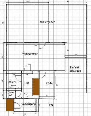 Grundriss EG mit Wintergarten