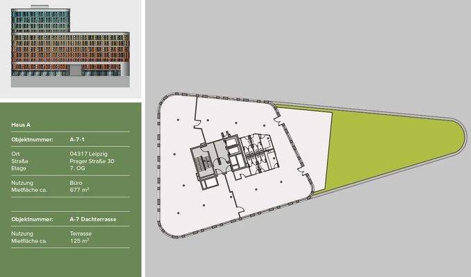 Haus A -7 .OG ca.  677 m²