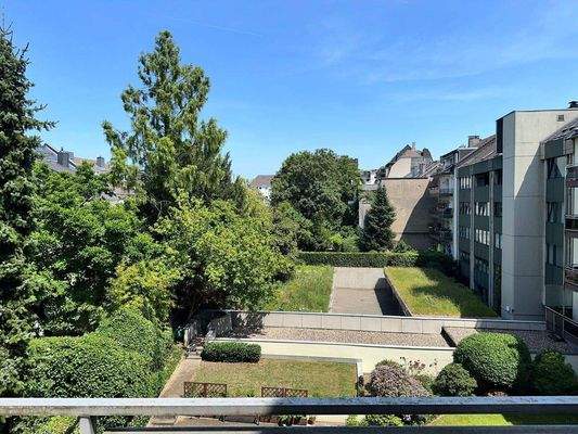 Aussicht Balkon hinten