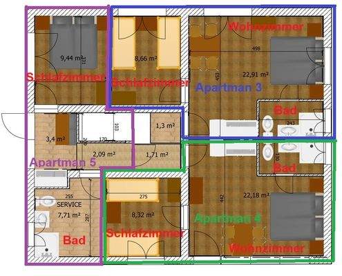 Grundriß Erster Stock