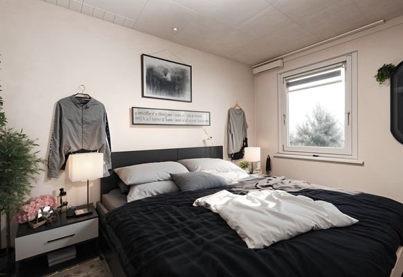 Das helle Schlafzimmer