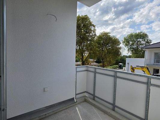 Balkon in Westausrichtung