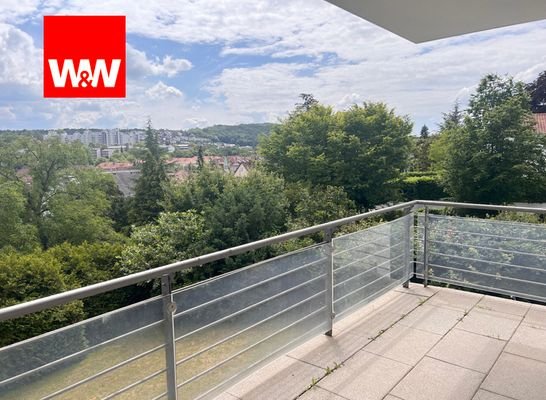 Balkon mit toller Aussicht