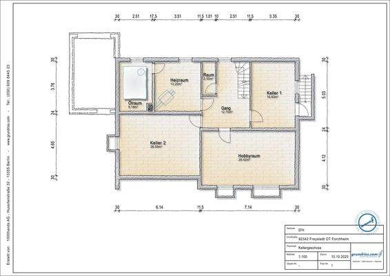 Grundriss Kellergeschoss