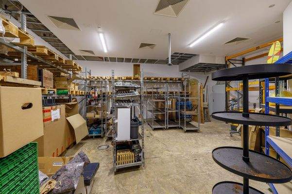 Lagerfläche direkt an Verkaufsfläche