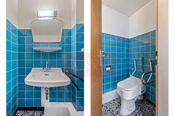 Toilette Hochparterre 