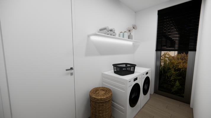 Waschraum, Abstellraum