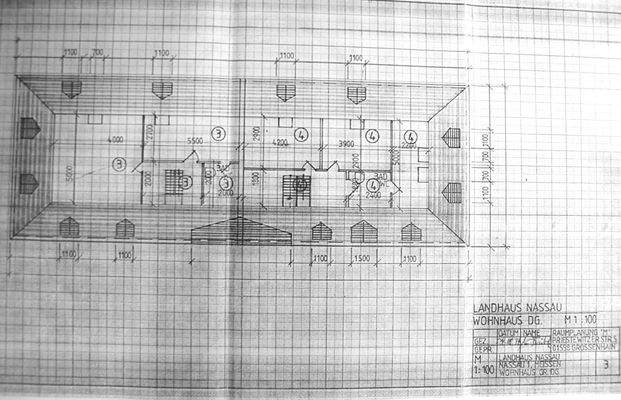 Grundriss Wohnhaus DG