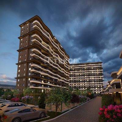 New Apartments in a Complex with Pool and Gym in Mersin Ayaş