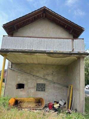 Rückseite des Hauses