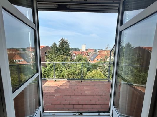 Ausblick aus dem Wohnzimmer