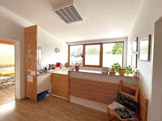 Blick in den Empfang