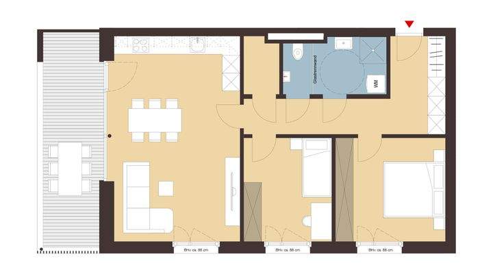 Weidenweg,Dornbirn-Grundriss Whg 06