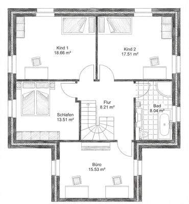 Grundriss Dachgeschoss