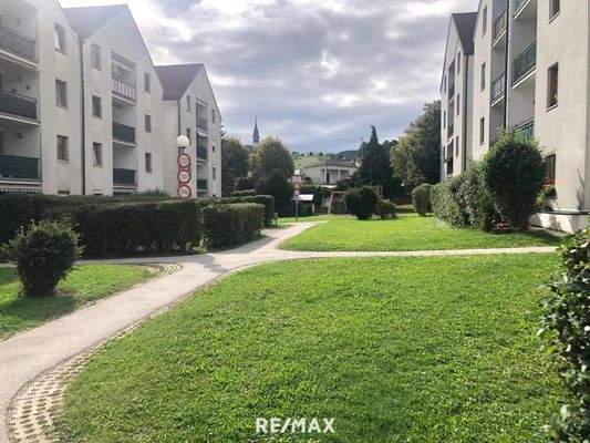 Blick vom Innenhof nach Kohlreith