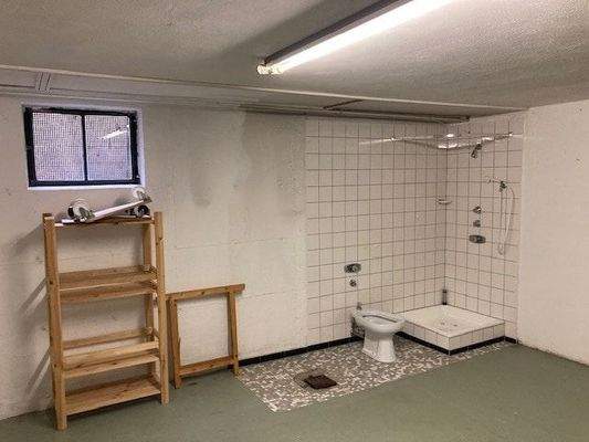 ursprünglich für Saunabereich vorgesehen