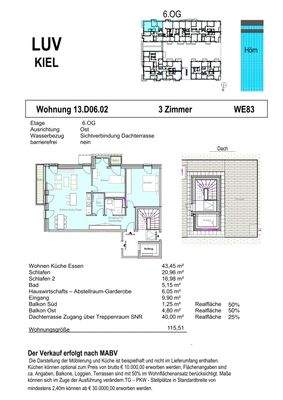 Grundriss WE 83 Baufeld XIII 