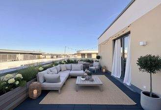 Moderne Dachterrasse