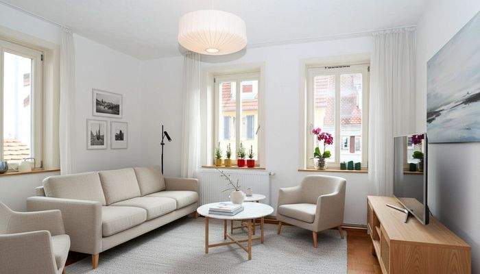 Wohnzimmer OG gestaged