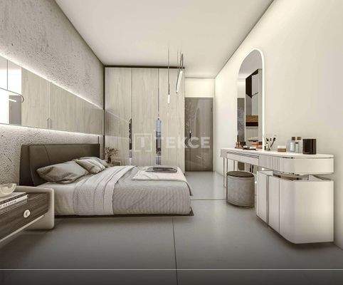 Sea-View Apartments in a Well-Equipped Complex in Antalya Altıntaş