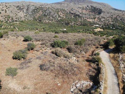 Kreta, Stilos: Außergewöhnliches Baugrundstück mit Meerblick zu verkaufen