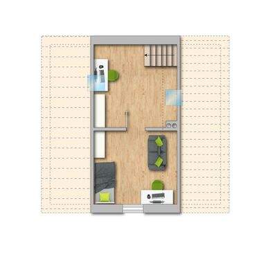 Grundriss Spitzboden