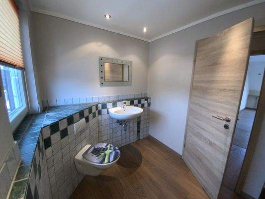 Badezimmer im Dachgeschoss