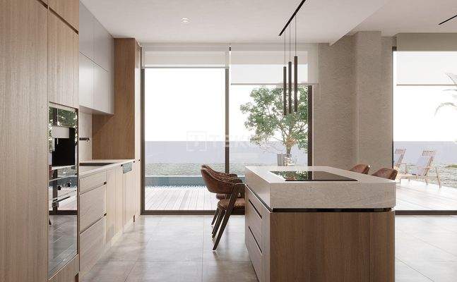 Villas with Pools in a Complex with Beach Access in Bodrum