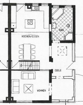 Grundrissskizze EG