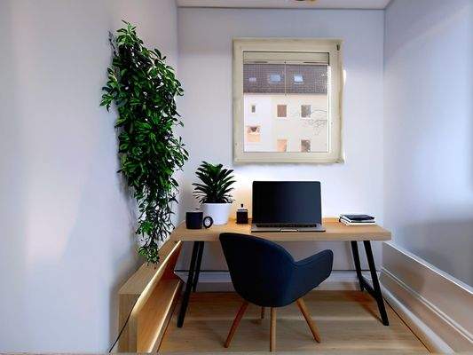 Arbeiten visuell eingerichtet