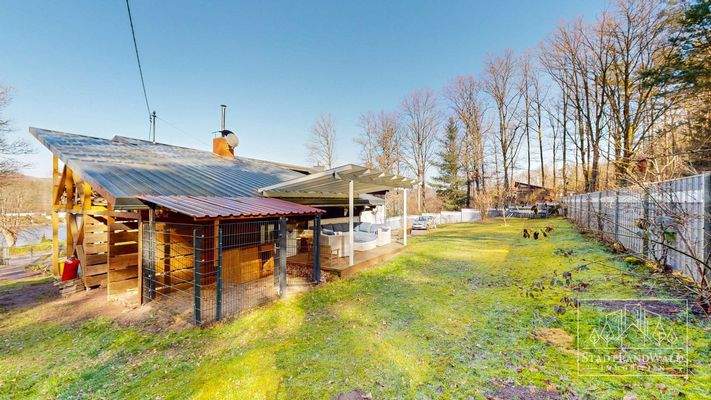 Garten - Sitzlounge am Waldrand