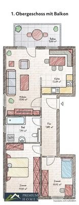 WATTENS - Attraktive 74m² Wohnung - Balkon mit schönem Lichteinfall