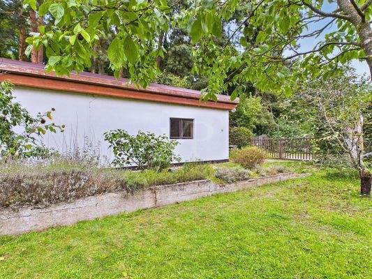 Blick auf die Einfahrt