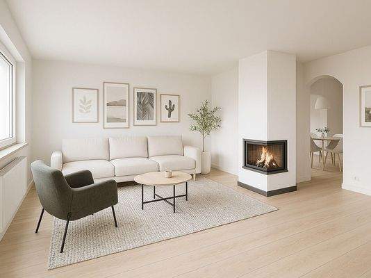 So könnten Sie Ihr Wohnzimmer gestalten.