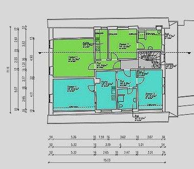 2.OG Grundriss Wohnungen  6+ 7 DKB