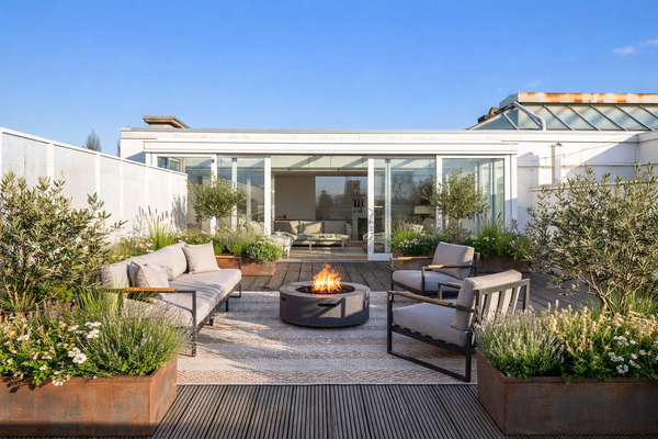 Visualisierung Dachterrasse