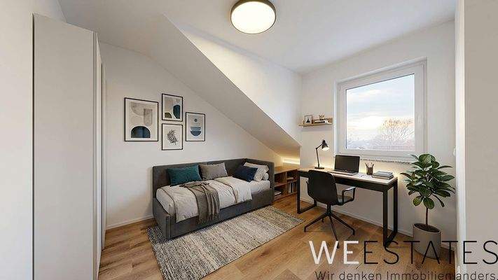 Arbeitszimmer- Möblierungsbeispiel