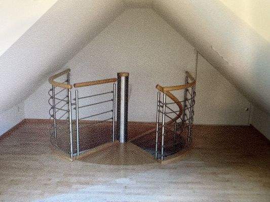 Treppe oben