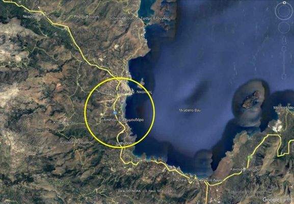 Kreta, Ammoudara bei Agios Nikolaos : Baugrund mit Meerblick in Stadt- und Strandnähe zu verkaufen