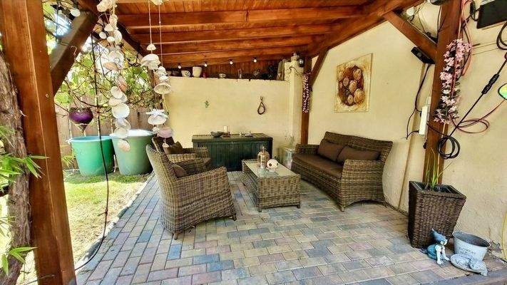 Überdachte Terrasse