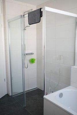 Detail begehbare Dusche