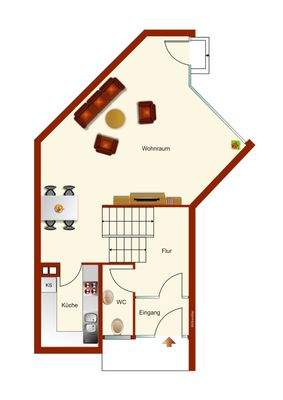 Erdgeschoss (n. maßstäblich)