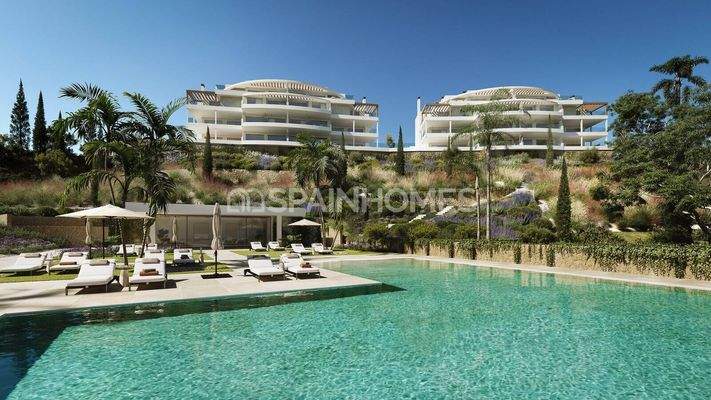 Spacious Flats in a Complex with Pool in Mijas Málaga
