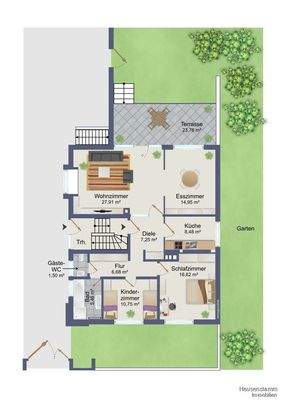 Grundriss - EG, 1.OG vergleichbar