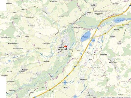 Geolyzer Kartenausschnitt