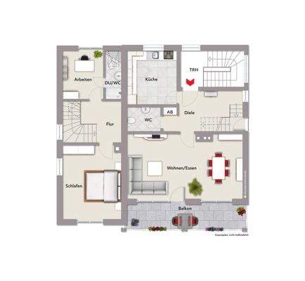 Grundriss Obergeschoss