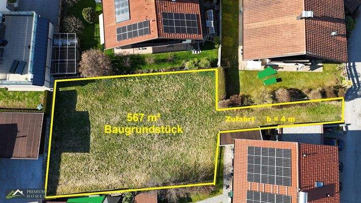 Wildschönau/NIEDERAU - 567 m² Grundstück - Vogelperspektive