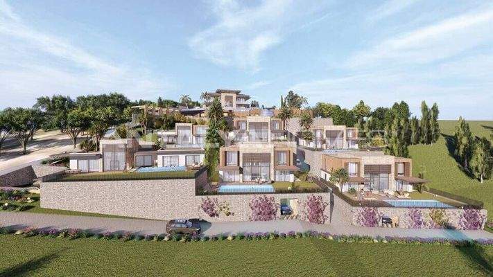 Panoramic Sea View Villas Near Yalıkavak Marina Bodrum